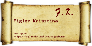 Figler Krisztina névjegykártya